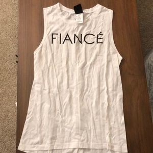 Fiancé tank top